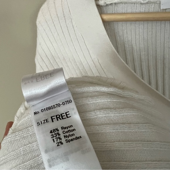 Moussy Off White Ling Cardigan One Size - Picture 5 of 7